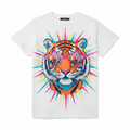 スタータイガー グリッター プリントTシャツ
